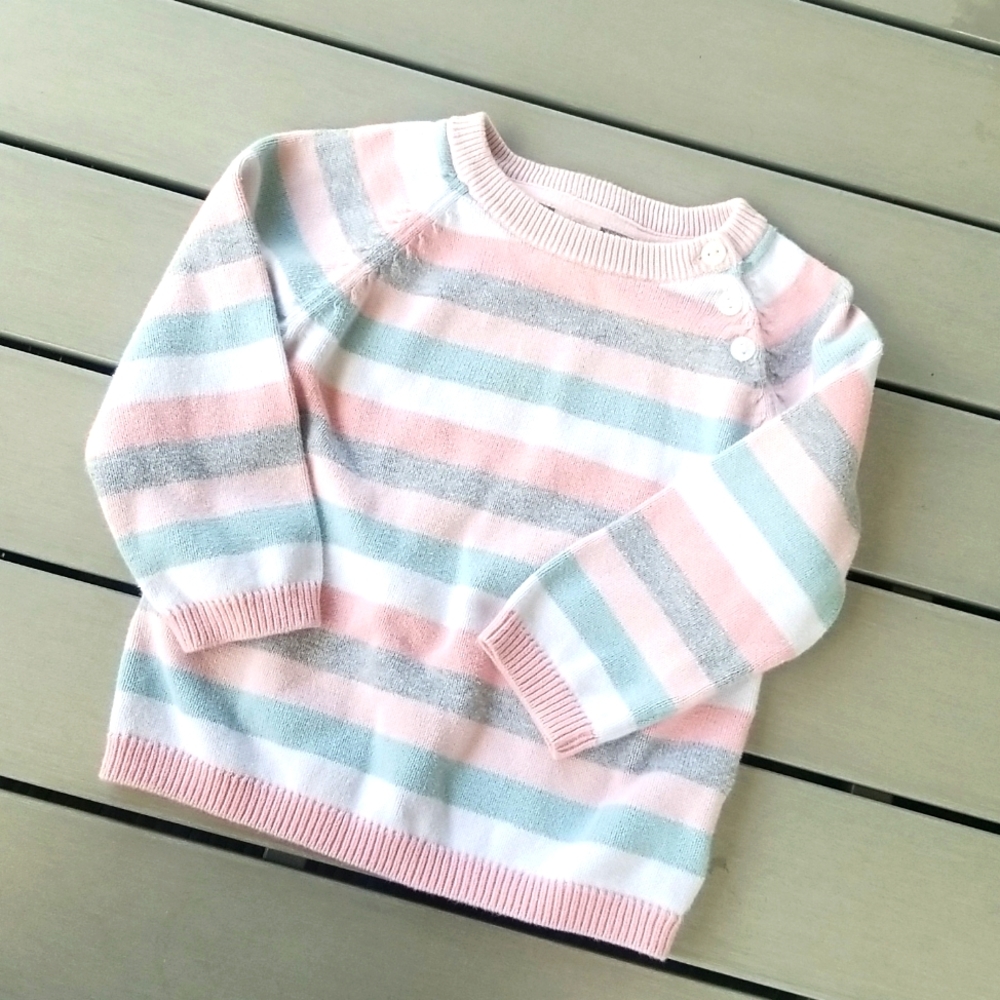 H&M 12-18 month girls pastel sweater